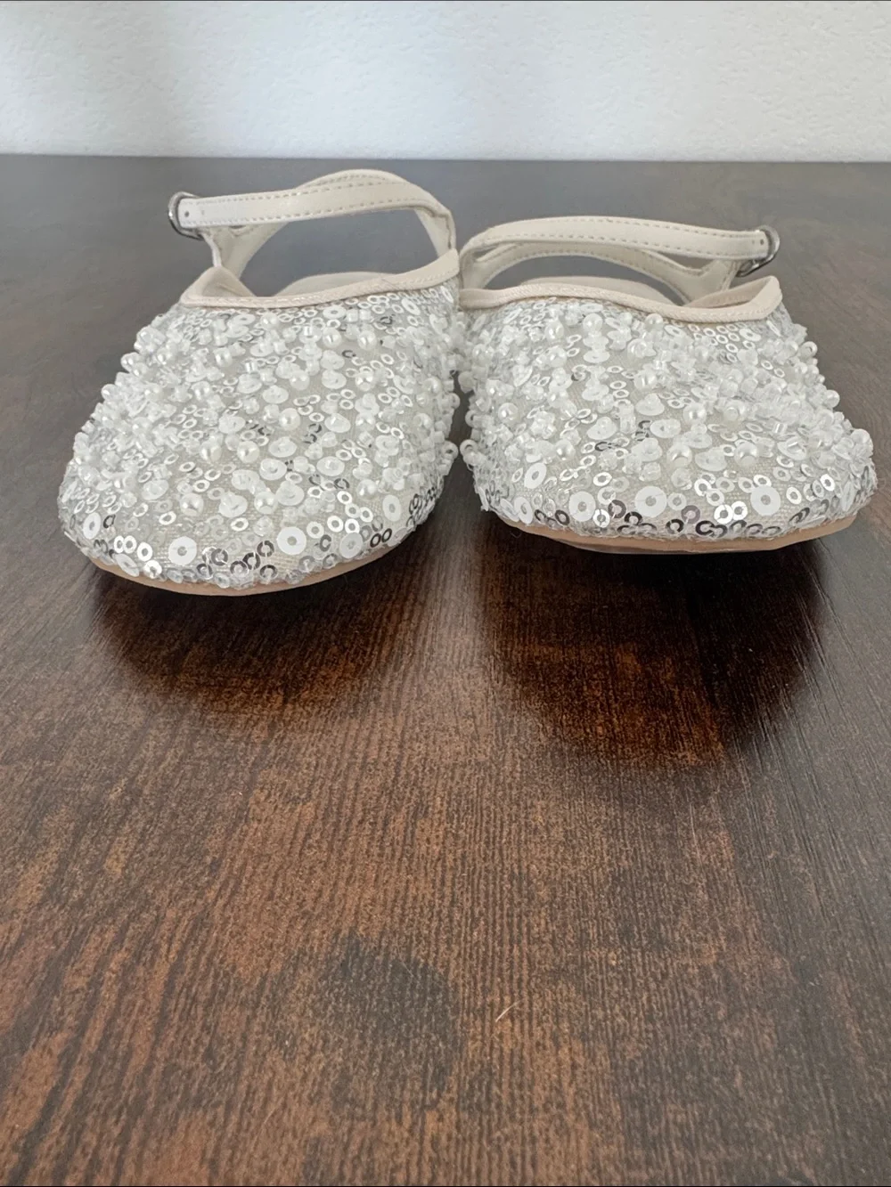 Zara SEQUIN SLINGBACK BALLET FLATS